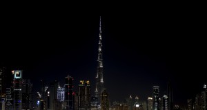 Burj Dubai bei Nacht